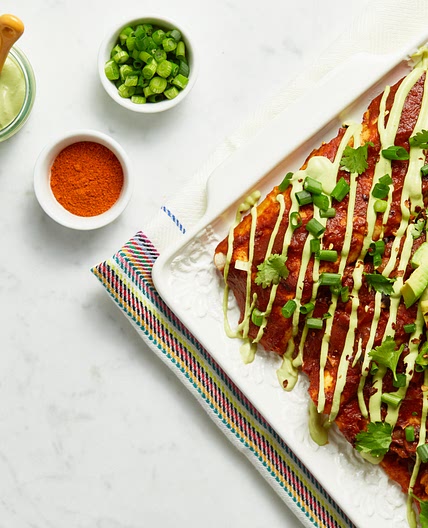 Next Level Vegan Enchiladas