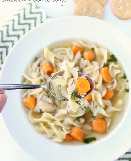 The Best Crockpot Chicken Noodle Soup