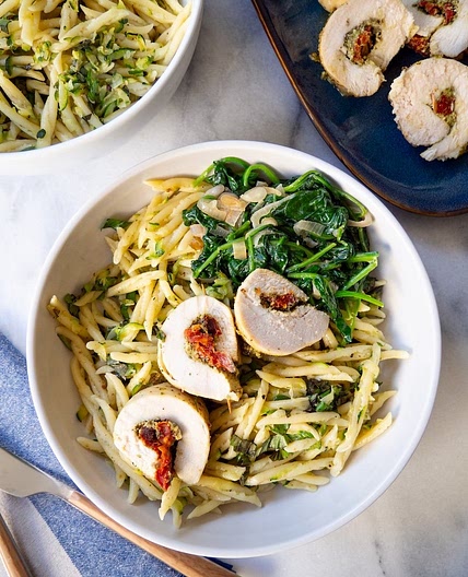 Pesto and Sun-Dried Tomato Chicken Roulades Recipe — Registered Dietitian Columbia SC - Rachael Hartley Nutrition
