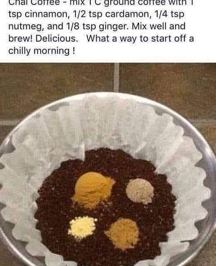 Chai coffee