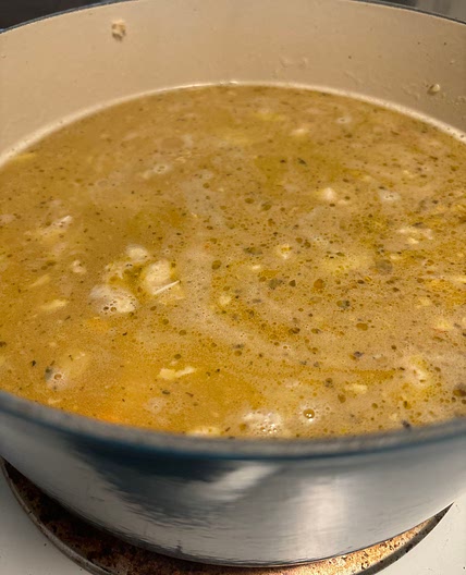 Lemon Chicken Orzo Soup