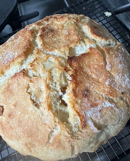 Crusty Garlic Bread