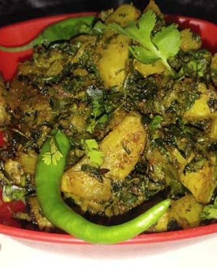 मेथी आलू सब्जी (Methi Aloo Sabzi recipe in hindi)