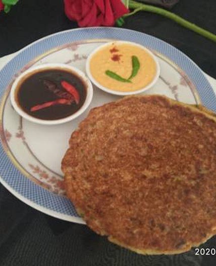 ब्रेड वेजी उत्तपम (bread veggie uttapam recipe in Hindi)