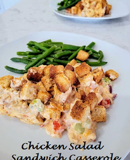 Chicken Salad Sandwich Casserole
