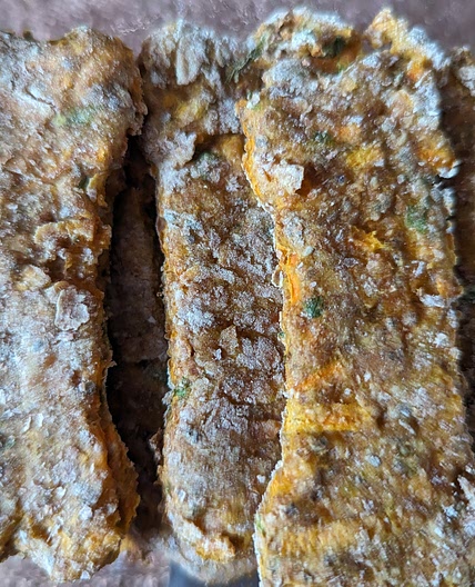 Carrot, Chia Seeds and Parsley Dog Treats