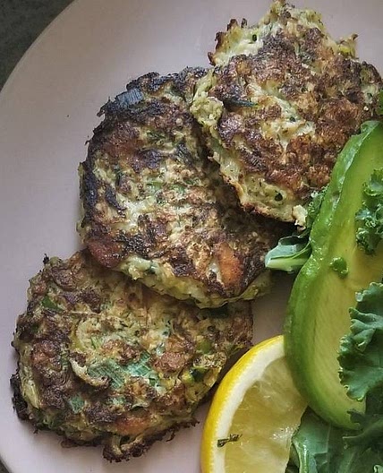 Cheesy Zucchini Fritters