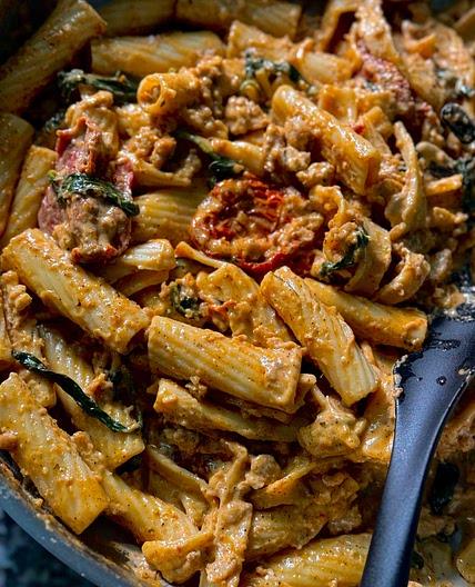 Creamy Italian Sausage Rigatoni