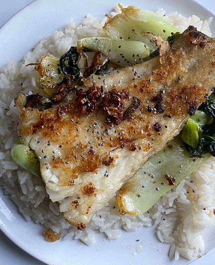 Pan Fried Sea Bass 