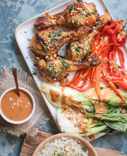 Coconut chicken drumsticks