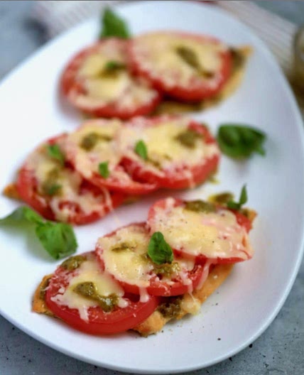 Tomatoes w Chicken & Cheese