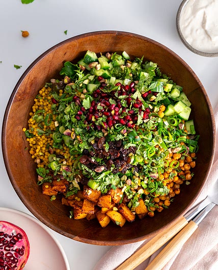 Couscous Pomegranate Salad