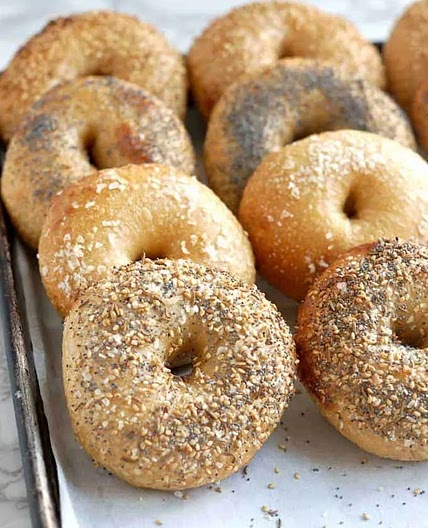 Sourdough Bagels
