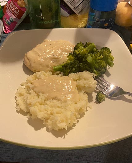 Smothered Chicken (no ingredients)
