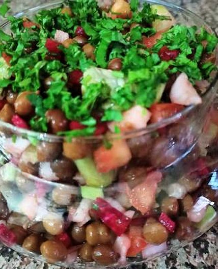 प्रोटीन सलाद (salad recipe in hindi)