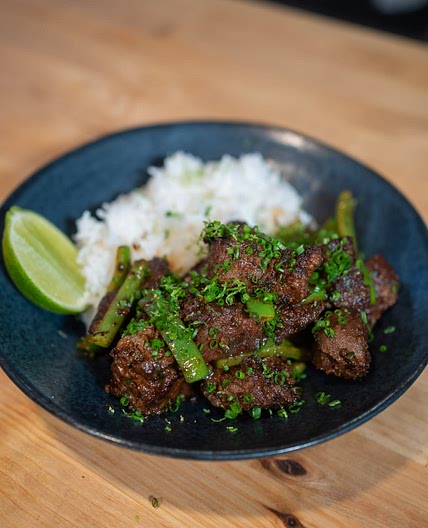Viet-Cajun Steak Bites