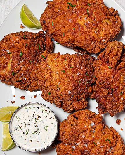 Bobby Flay's Fried Chicken Thights