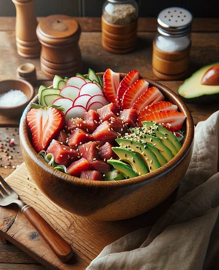 Poké Boeuf Fraise