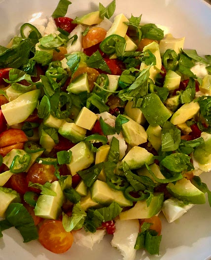 Avocado and Fresh Chile Caprese 
