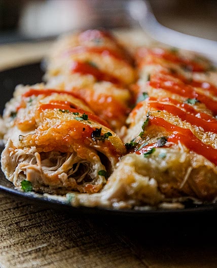 Verde Chicken Enchiladas