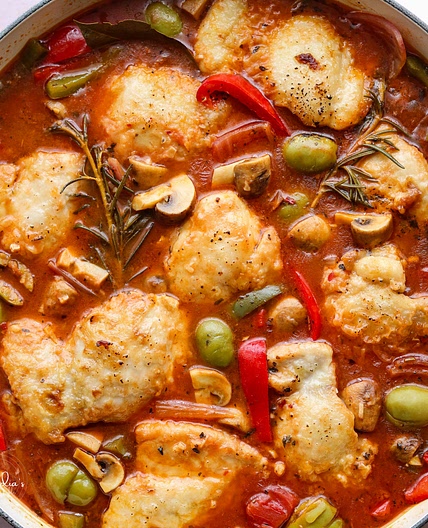 Easy Boneless Chicken Cacciatore