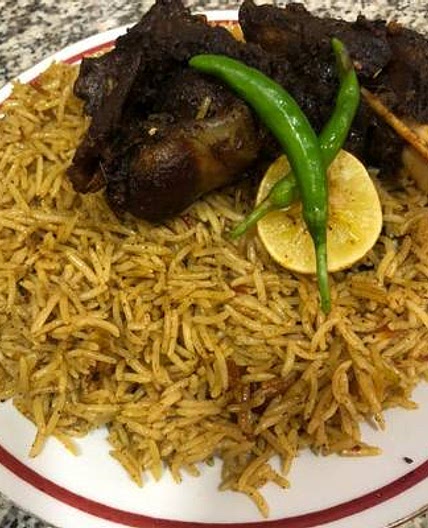 Mandi lamb and rice