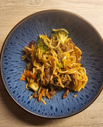 Beef sirloin stir fry
