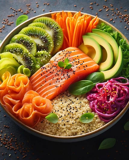 Poké Saumon Kiwi