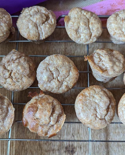 Applesauce Oat Muffin Pupcakes