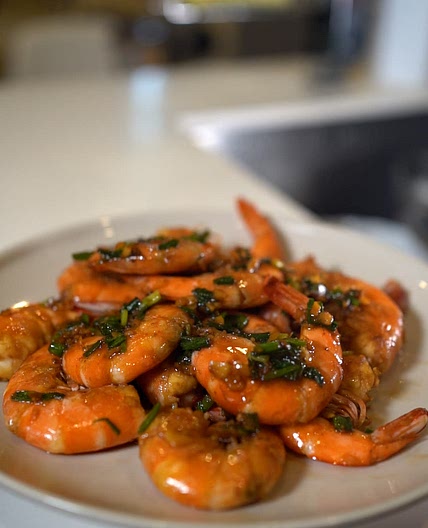 Soy Garlic Prawns