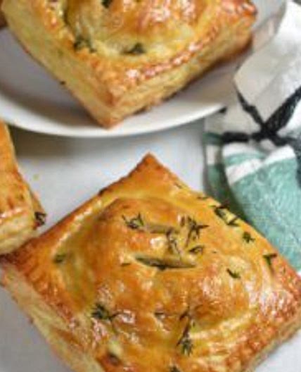 Savory Bleu Cheese, Leek & Walnut Hand Pies