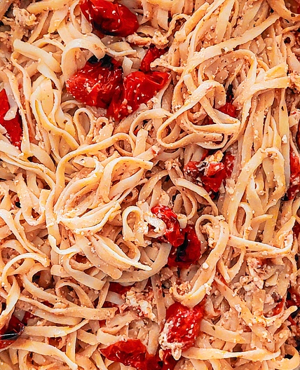 Baked Feta Cheese Pasta