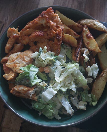 Kurczak kebab z domowymi frytkami by Martyna Loch