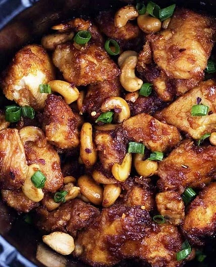 Crockpot Cashew Chicken