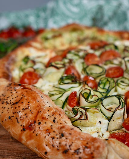 Courgette Pesto Galette