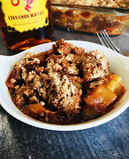 Traeger Fireball Apple Crumble
