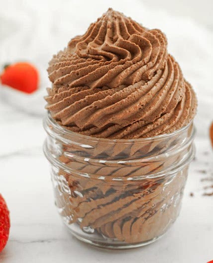 Stabilized Chocolate Whipped Cream