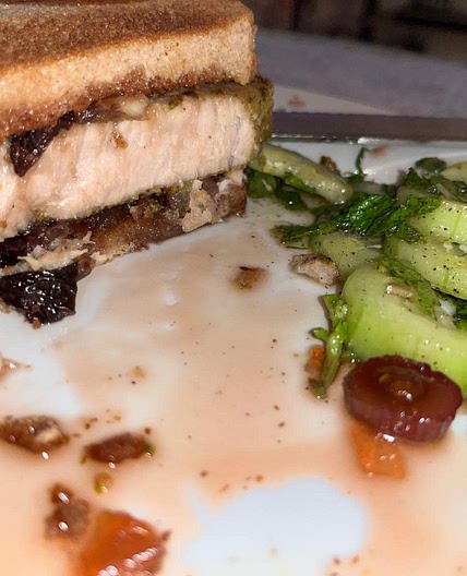 Pistachio-Crusted Ahi Tuna Sandwich