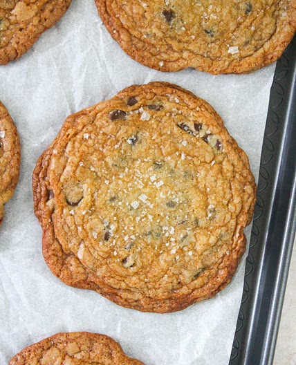 Thin and Crispy Chocolate Chip Cookies