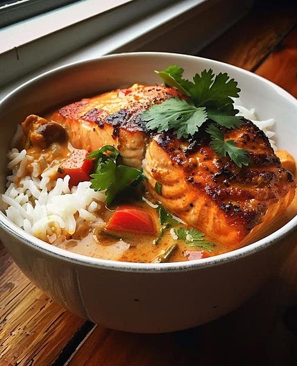 Thai Coconut Salmon Curry