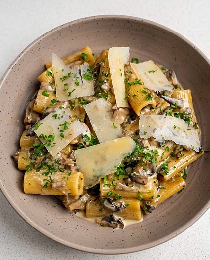 D'licious Mushroom Alfredo Pasta