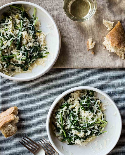 Green Garlic Risotto