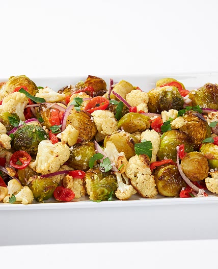 Roasted Cauliflower & Brussels Sprouts | Kentucky Derby