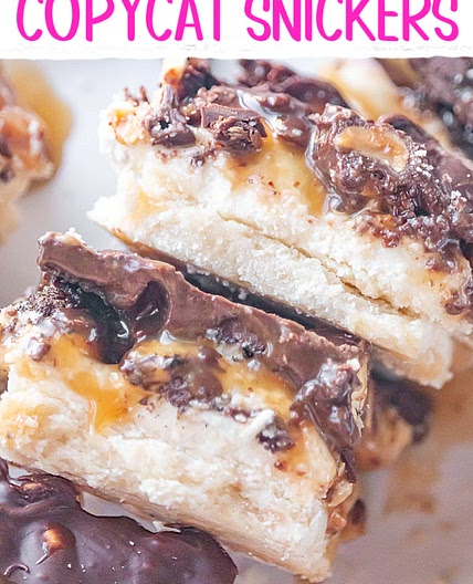 Copycat Snickers Bars
