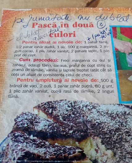 Pasca cu ciocolata