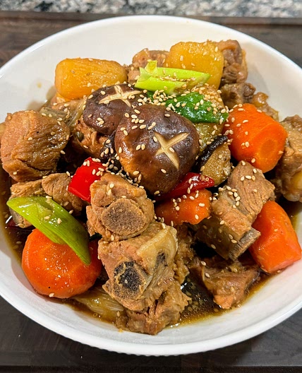 These Korean braised pork ribs were always a hit!