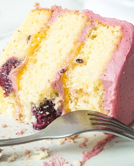 Lemon and Blackberry Cake