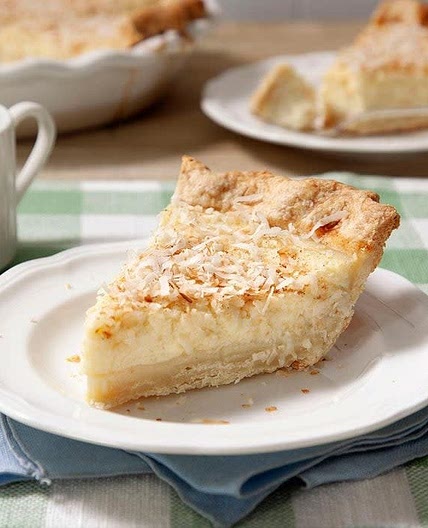 Can't miss coconut custard pie