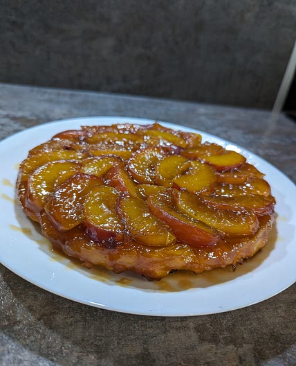 Peach Tarte Tatin