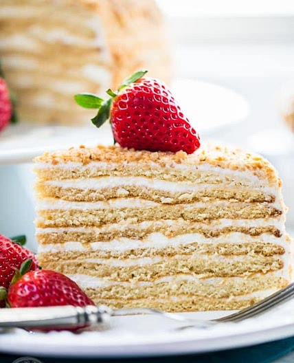 8-Layer Russian Honey Cake (Medovik)